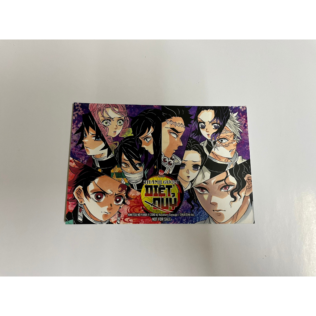 Postcard Thanh gươm diệt quỷ Offine - Kimetsu no Yaiba - NXB Kim Đồng