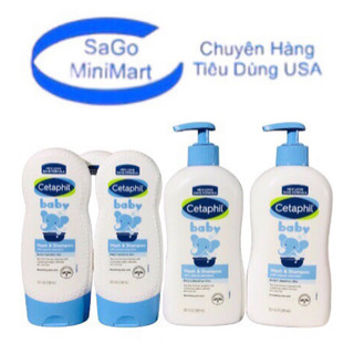Sữa tắm - gội cetaphil baby 230ml - 399ml của đức