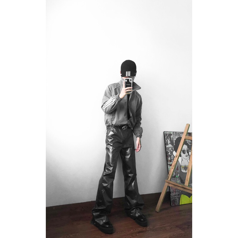 - POLY COATED WIND PANT / QUẦN GIÓ ỐNG LOE