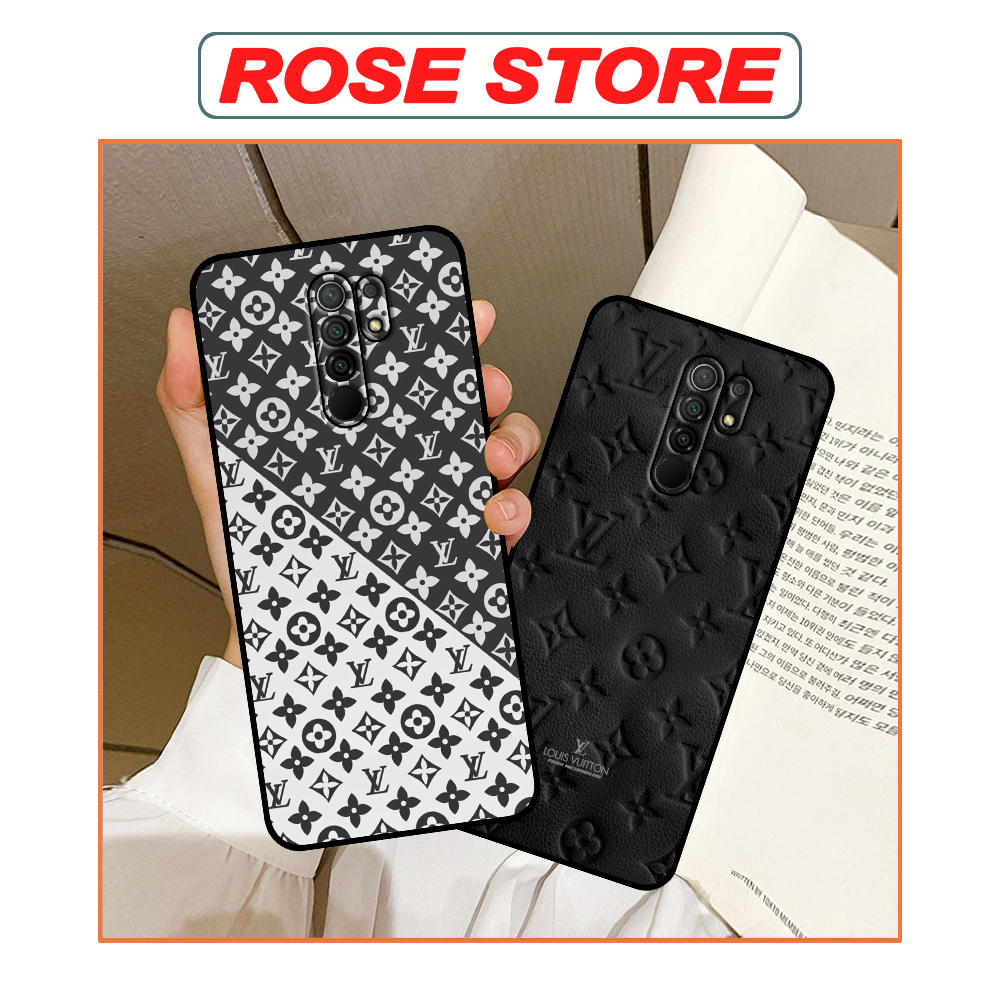 Ốp Xiaomi Redmi 9 in hình thương hiệu thời trang cao cấp