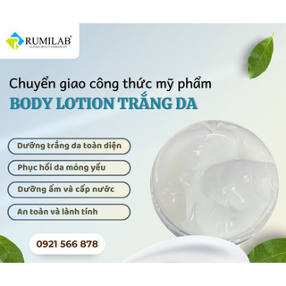 Bộ kit kem body lotion trắng da - rumilab