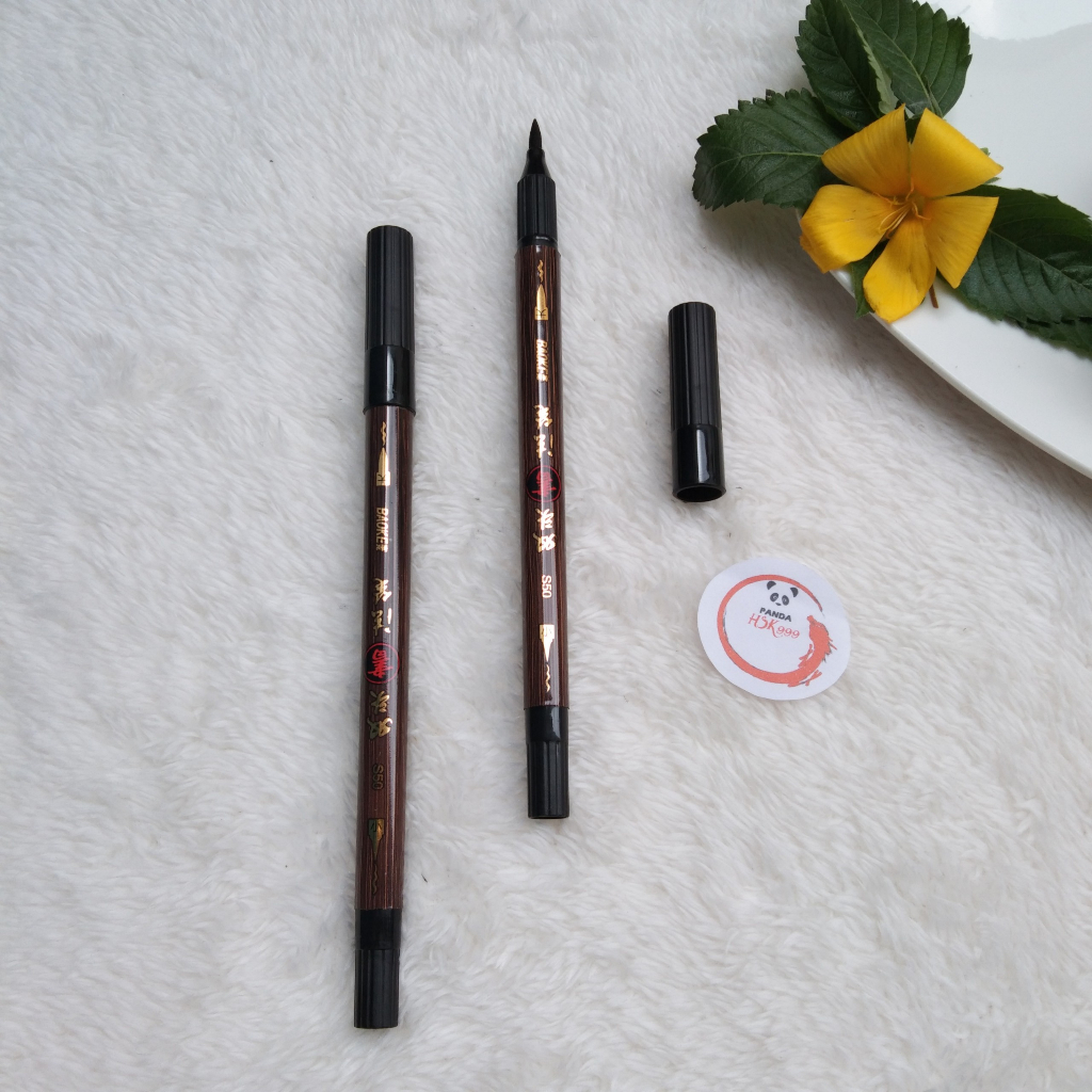 Bút Lông Dạ BaoKe S50 Luyện Viết Tiếng Trung Nhật Hàn Ktbooks