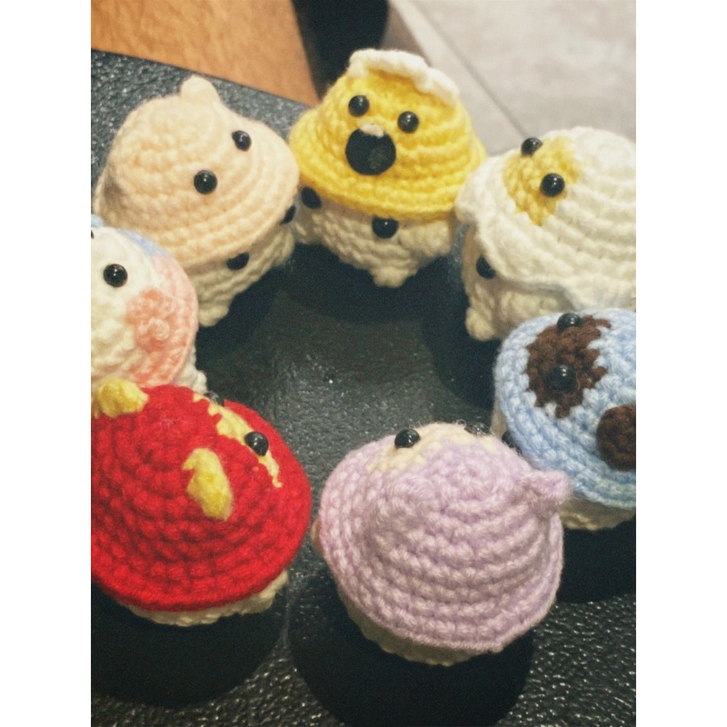 Móc khoá len nấm TRUZ TREASURE