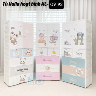 Tủ 5 tầng hoạt hình Holla , mẫu mới nhất,rộng rãi và chắc chắn,đựng cả thế giới cho bé