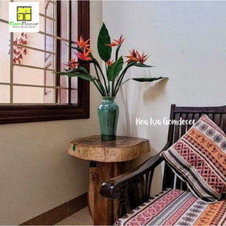 Hoa thiên điểu giả cao su hoa lụa đẹp cao cấp