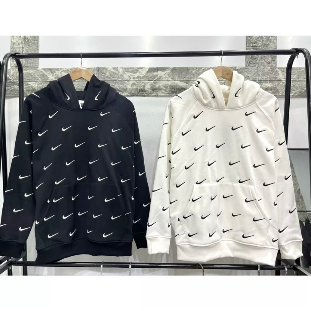 Áo Hoodie Nam Nữ From Rộng - Áo Hoodie Nike In Full Chất Liệu Nỉ Chân Cua Siêu Ấm Phong Cách Hàn