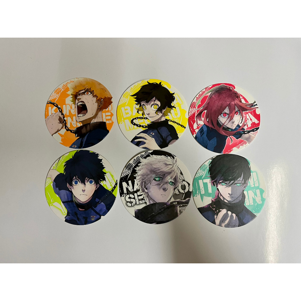 Set 6 mẫu lót ly BlueLock - Fes Japan Vietnam Festival 2023 - NXB Kim Đồng - Blue Lock