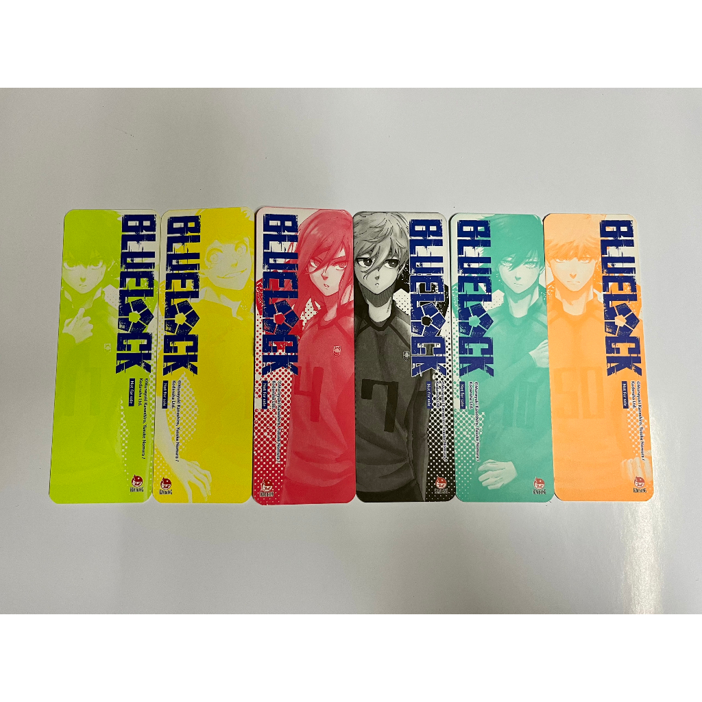 Set 6 Bookmark BlueLock - Fes Japan Vietnam Festival 2023 - NXB Kim Đồng - Blue Lock