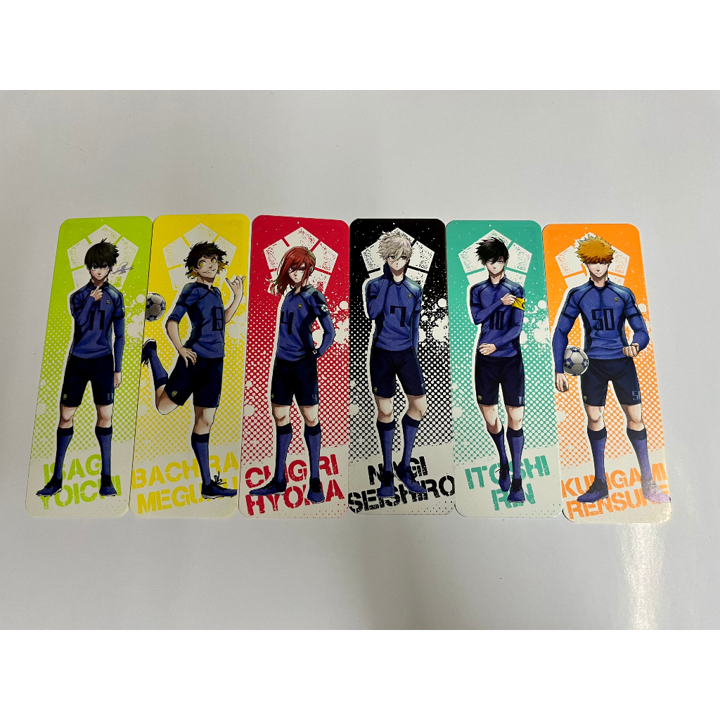 Set 6 Bookmark BlueLock - Fes Japan Vietnam Festival 2023 - NXB Kim Đồng - Blue Lock