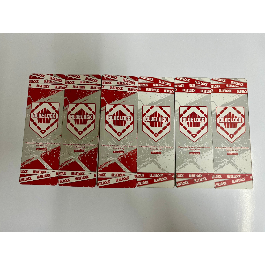 Set 6 Bookmark BlueLock - Fes AniAni #3 - NXB Kim Đồng - Blue Lock