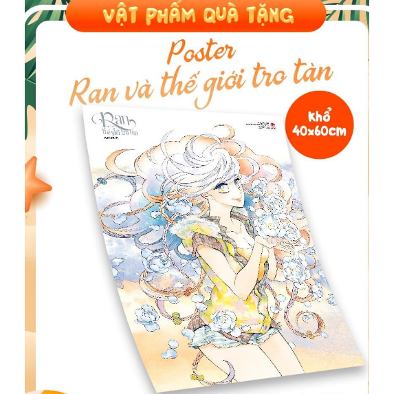 Poster Ran và Thế giới tro tàn - Lễ hội Việt Nam - Nhật Bản ở Đà Nẵng - NXB Kim Đồng