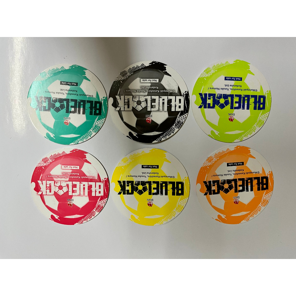 Set 6 mẫu lót ly BlueLock - Fes Japan Vietnam Festival 2023 - NXB Kim Đồng - Blue Lock