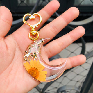 Móc khóa handmade Hoa Thật Keychain Lilande