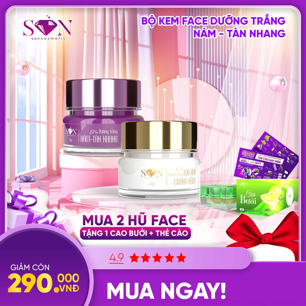 COMBO KEM FACE SON NGUYỄN TIÊN CHÍNH HÃNG