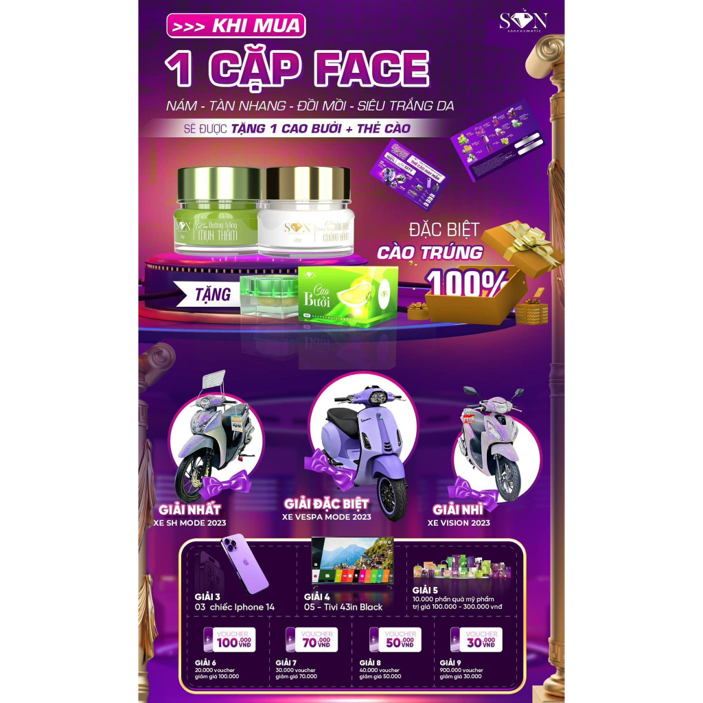 COMBO KEM FACE SON NGUYỄN TIÊN CHÍNH HÃNG