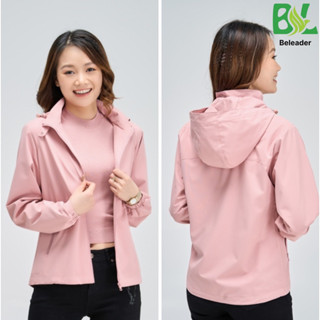 Áo khoác gió Nữ 2 lớp chống nước,lót lưới vải tráng bạc ,màu sắc trẻ trung