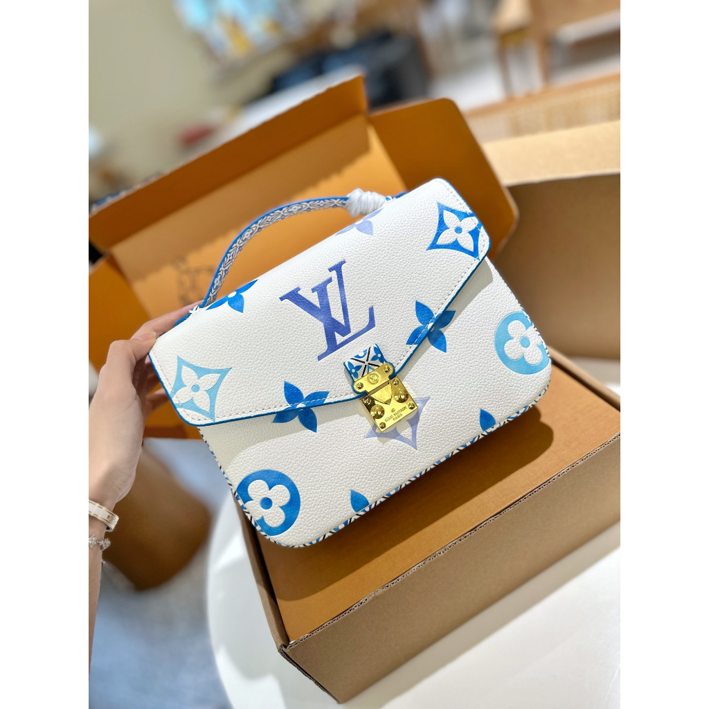 TÚI LV METIS HỌA TIẾT SZ25 DA BÒ