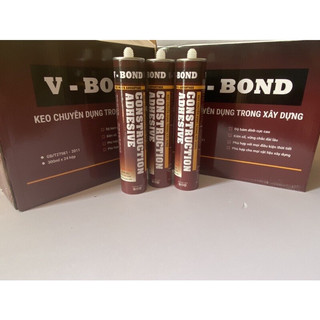 Keo v-bond đa năng dán tấm PVC, nẹp nhựa, nano, phào chỉ, nhôm