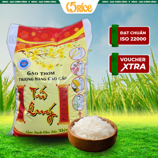 Gạo thơm thượng hạng Tứ Quý - Túi 10kg - Gạo thượng hạng thơm dẻo, đậm vị chính hãng 5RICE