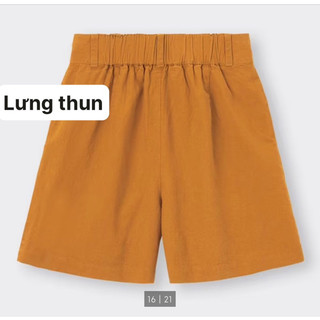 [CHUẨN AUTH] QUẦN SHORT LINEN GU - NHẬT