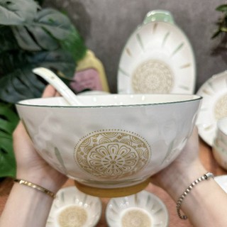 🌺set bát đĩa thổ cẩm vân tách lẻ món🌺