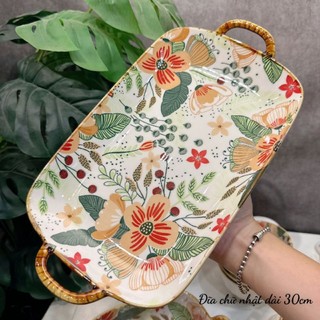❤️🌺Set bát đĩa hoa cỏ tách lẻ món🌺