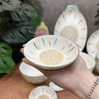 🌺set bát đĩa thổ cẩm vân tách lẻ món🌺