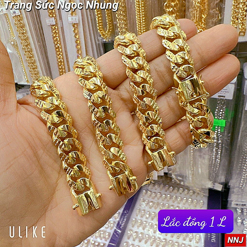 Lắc tay kiểu đồng thau(đồng vàng)-M150375