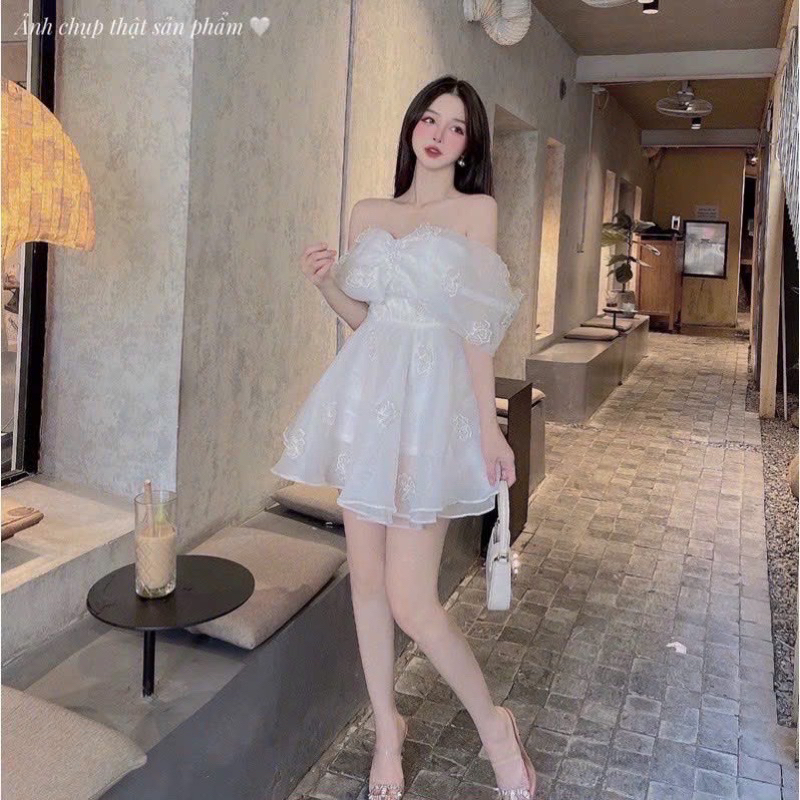 ĐẦM BẸT VAI HOA CẮT LAZE