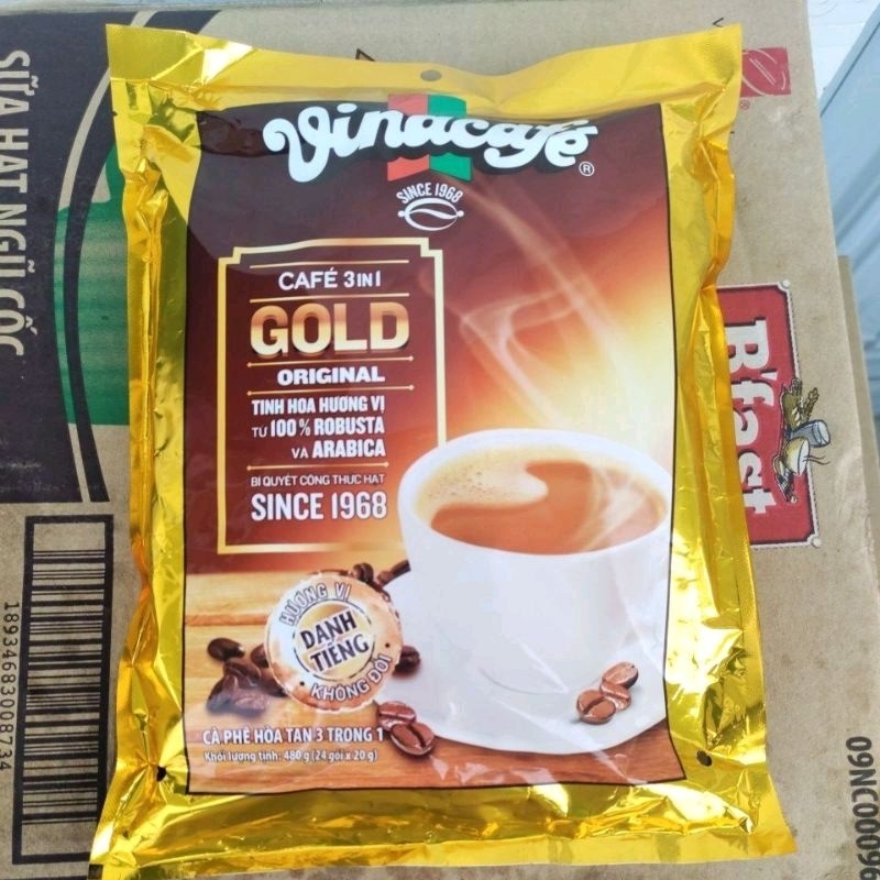 Cà Phê Vinacafe Thơm Ngon Rẻ (24gói x 20gram) DATE MỚI