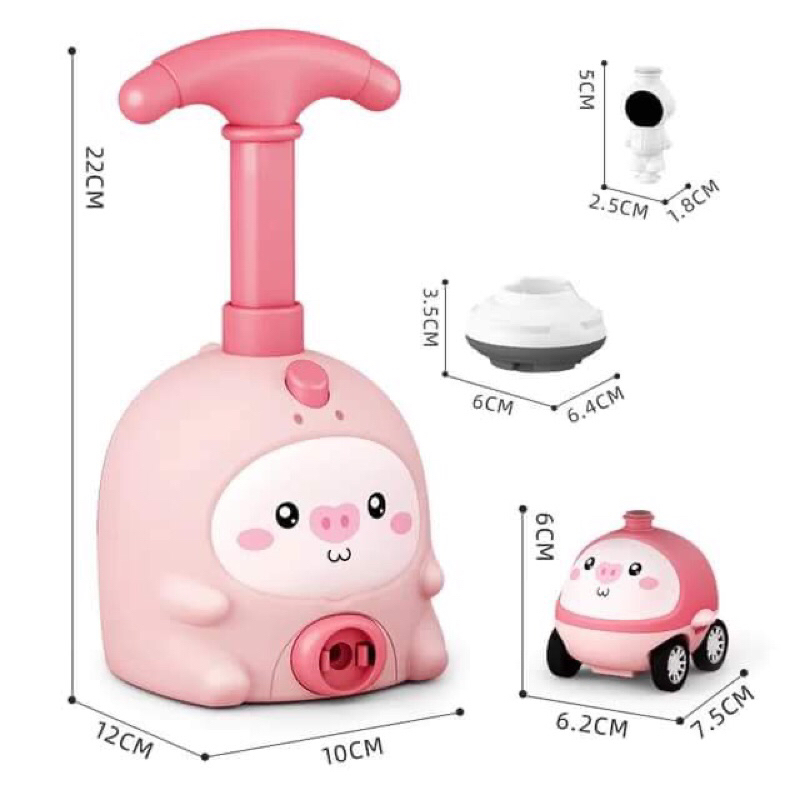 Đồ chơi- Bơm bóng có trợ lực phi hành gia cực đáng yêu cho bé- Shop giao màu ngẫu nhiên
