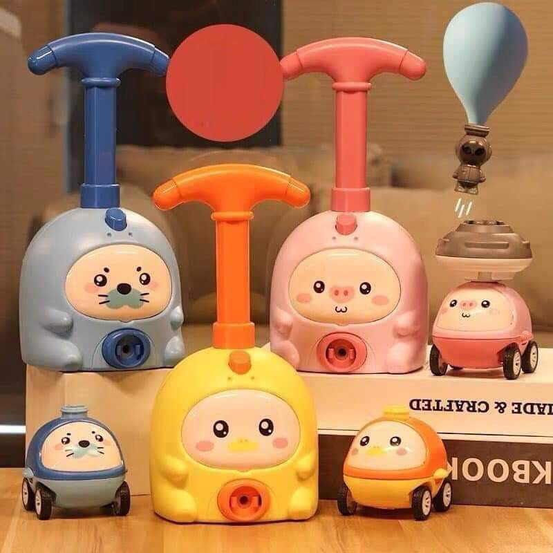 Đồ chơi- Bơm bóng có trợ lực phi hành gia cực đáng yêu cho bé- Shop giao màu ngẫu nhiên
