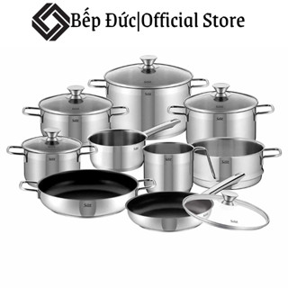 Bộ Nồi Silit Pisa 10 Món, Bộ Nồi Đức, Dẫn Nhiệt Tốt, Chắc Chắn, Dùng Cho Mọi Loại Bếp, Nhập Đức, Bepduc_99