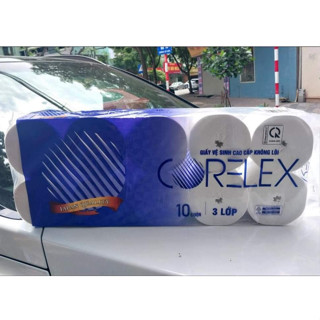 Giấy Vệ Sinh Tái Chế Corelex 10 cuộn - GreenLife - An Toàn_Mềm Mại_Thân Thiện Môi Trường