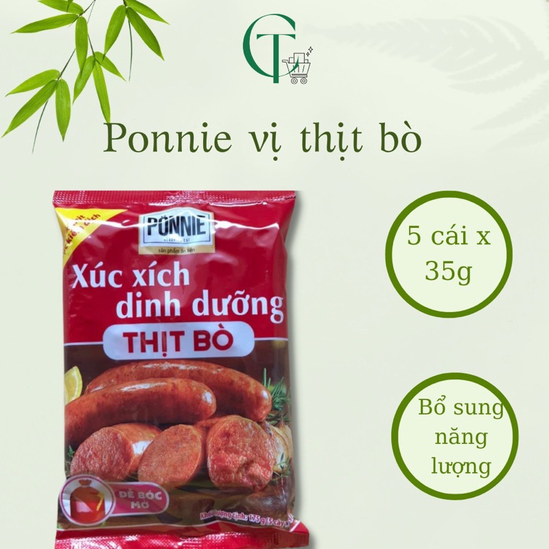Xúc Xích Dinh Dưỡng PONNIE