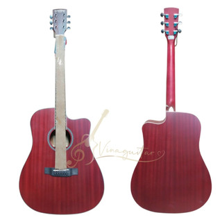 [Thanh lí lỗ vốn] Đàn guitar acoustic gỗ tốt đầy đủ phụ kiện