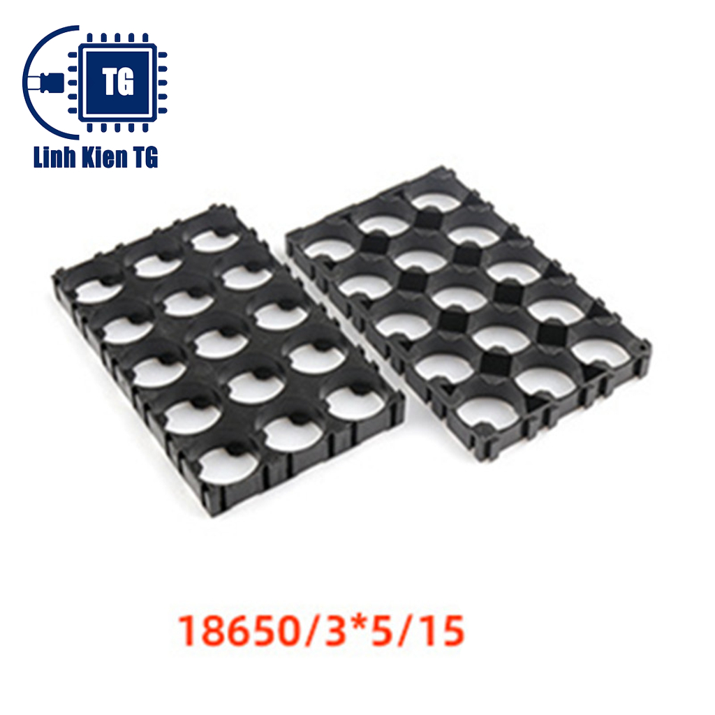 Sét 20 Khung gắn pin 18650 1/2/3/15 cell đế đỡ gắn pin 1 viên 2 viên 3 viên 15 viên tiện dụng
