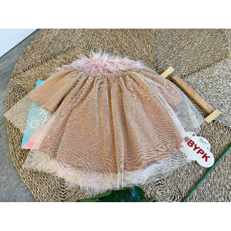 Áo kiểu bẹt vai voan 2 lớp