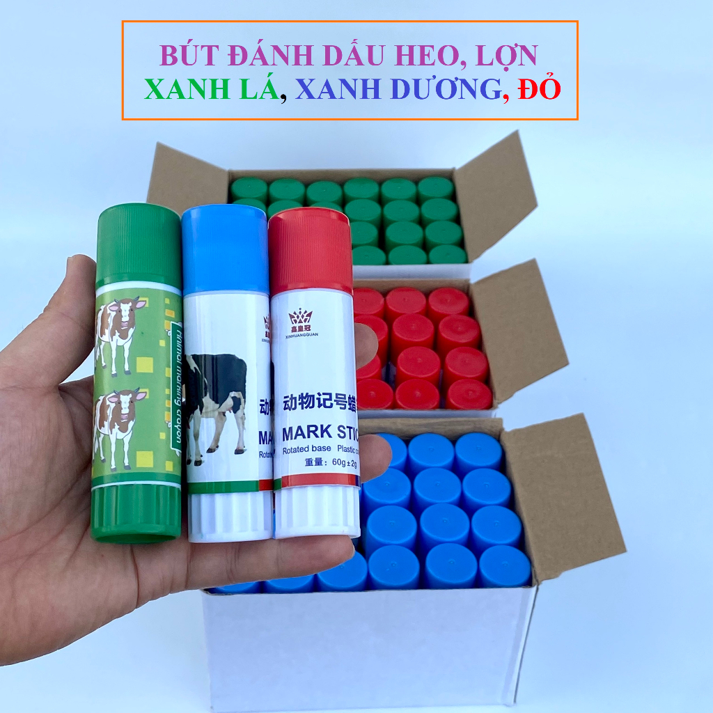 Bút Đánh Dấu Heo, Bút Sáp Đánh Dấu Lợn, Bút Màu Đánh Dấu Heo Lợn