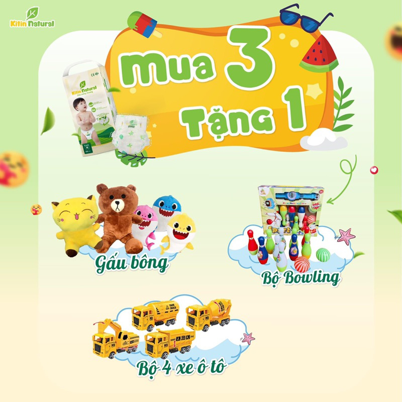 Tã/ Bỉm quần/dán Kitin Natural đủ size S50/M44/L40/XL38/XXL36/XXXL34