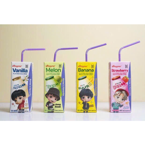 Thùng sữa Binggrae 200ml  - Hàn Quốc