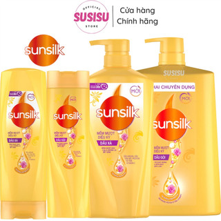 Dầu gội đầu sunsilk vàng mềm mượt diệu kỳ 320g /170g/ 650g/900g/1.4l dầu xả sunsilk 320ml