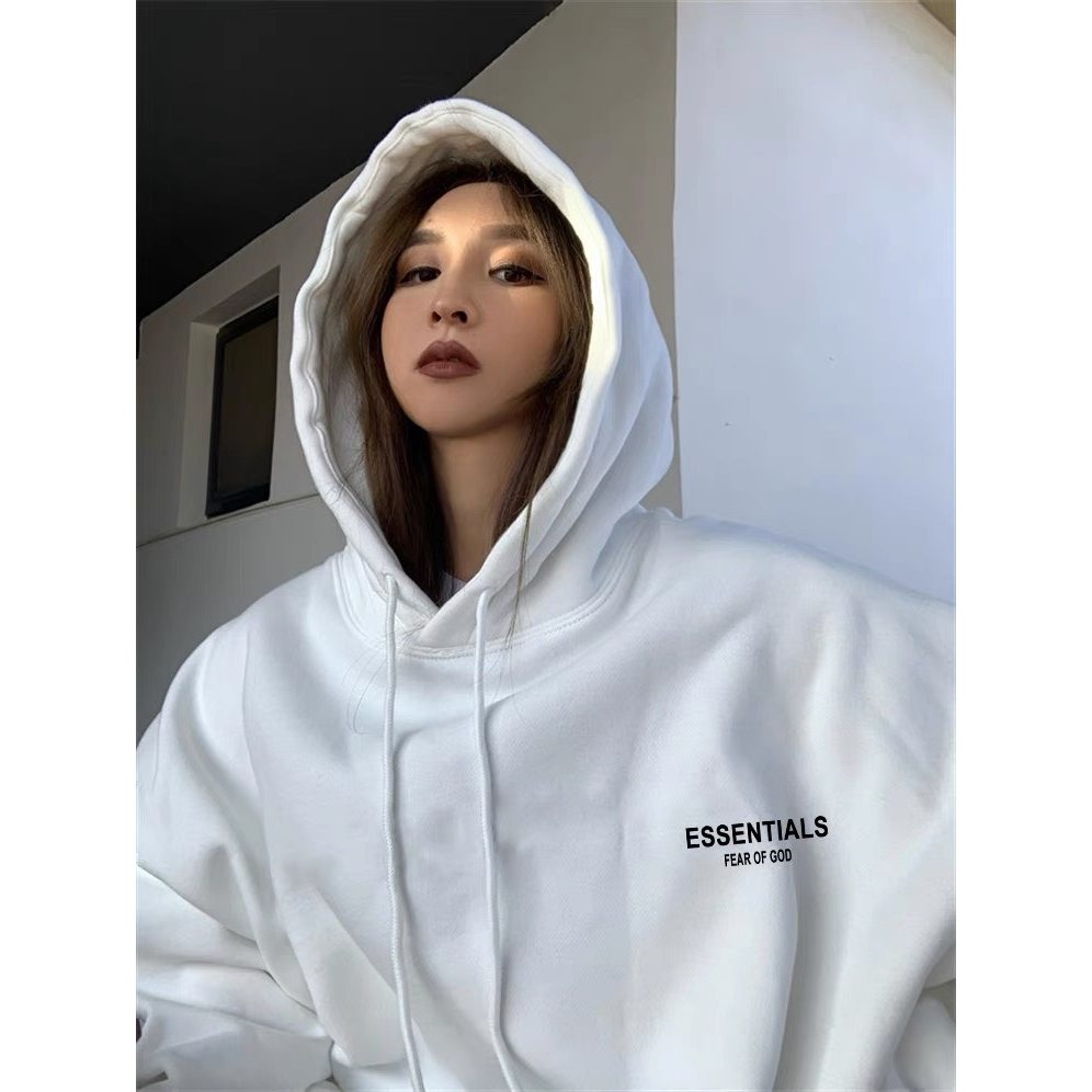 Áo khoác hoodie ESSENTIALS nam nữ form rộng chất nỉ bông không xù form chuẩn unisex cá tính năng động HD453.