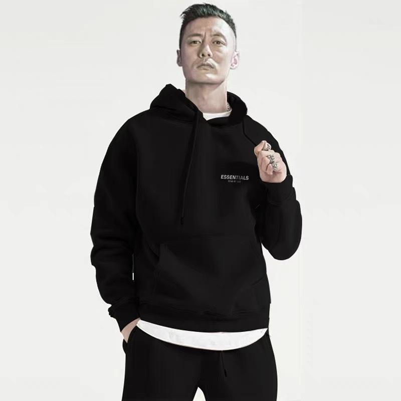 Áo khoác hoodie ESSENTIALS nam nữ form rộng chất nỉ bông không xù form chuẩn unisex cá tính năng động HD453.