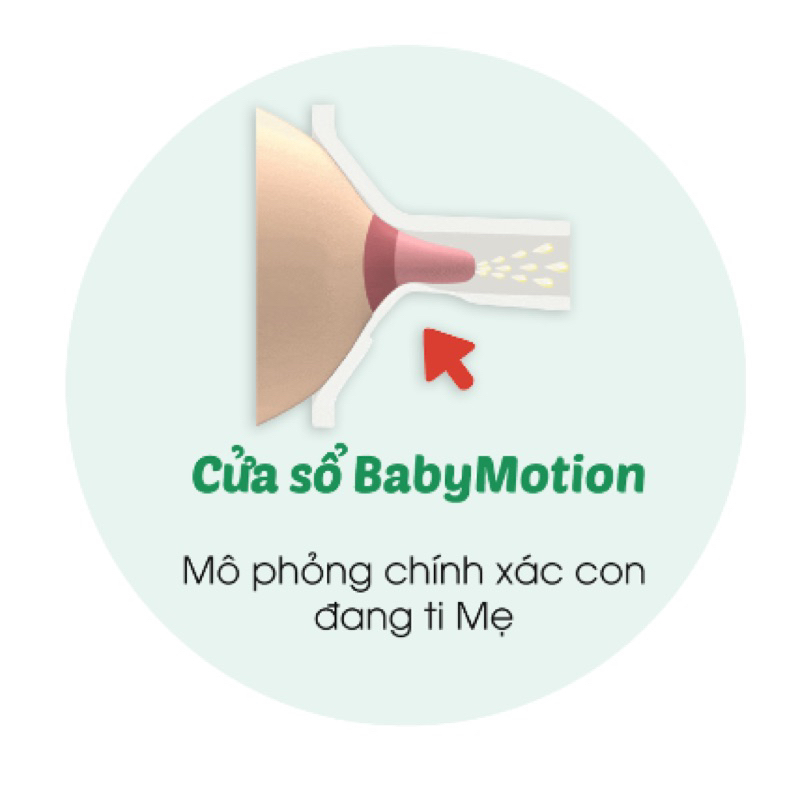 Phễu hút sữa Lacteck Baby Motion silicon chính hãng dùng cho máy hút sữa Medela Spectra Avent Unimom