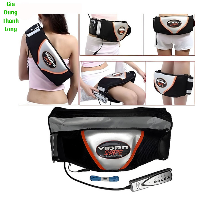 Đai Rung Giảm Mỡ Bụng - Máy Massage Rung Giảm Mỡ Toàn Thân Hiệu Quả, đai massage