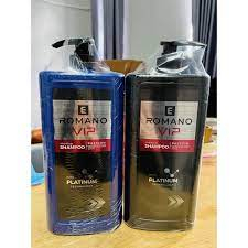 Dầu Gội Đầu Nam ROMANO Vip 1200ML Cao Cấp , Hương Nước Hoa Nam Tính Lịch Lãm , Sạch Sâu , Làm Mát Da Đầu
