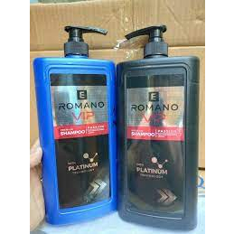 Dầu Gội Đầu Nam ROMANO Vip 1200ML Cao Cấp , Hương Nước Hoa Nam Tính Lịch Lãm , Sạch Sâu , Làm Mát Da Đầu