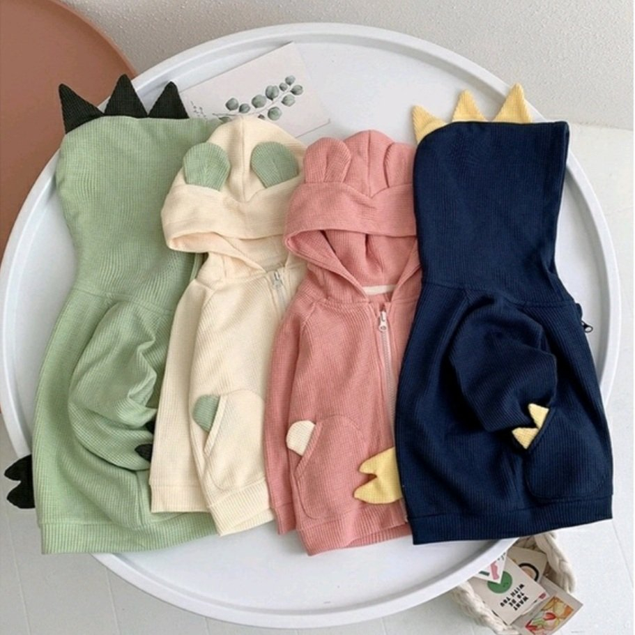 Áo khoác khủng long cho bé trai và bé gái 8-18kg