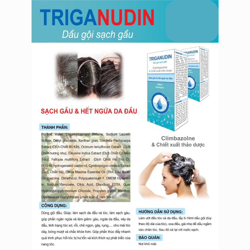 DẦU GỘI SẠCH GÀU TRIGANUDIN